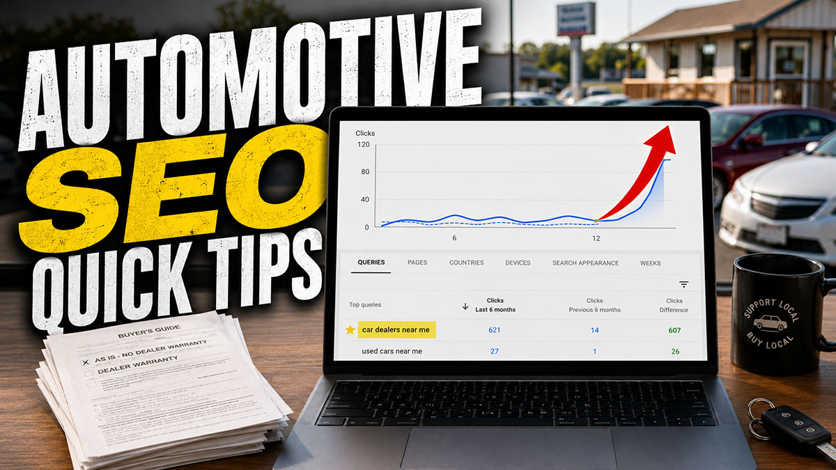 SEO Quick Tips for Car Dealers in 2026